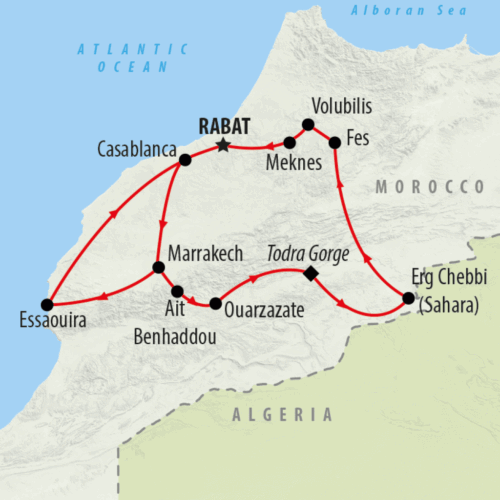 Casablanca to Essaouira - 13 day tour